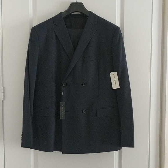 Theory Double Brested Navy Suit - Picture 1 of 3